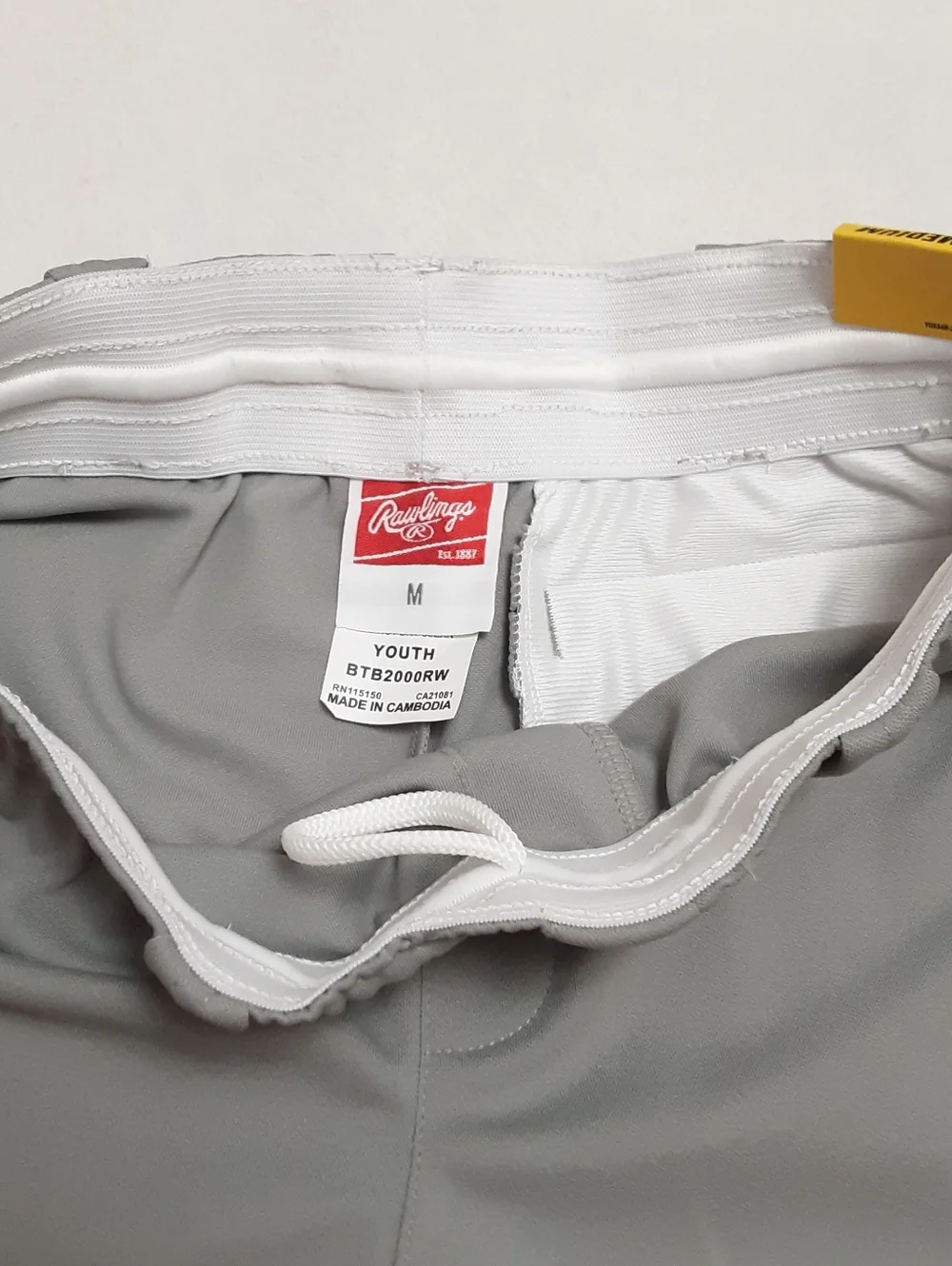 Rawlings Baseball Pants Boys Medium